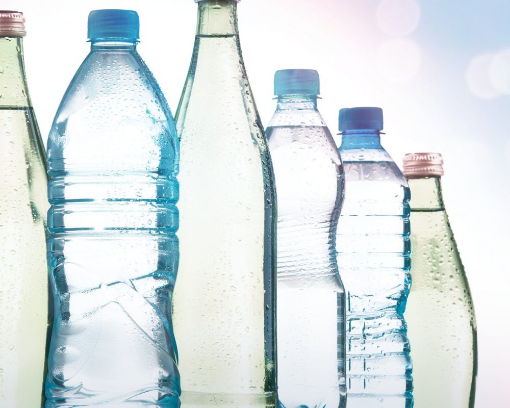 Unterschiedliche Wasserflaschen